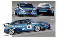 Шампионът във WTCC Cruze - с празнична премяна