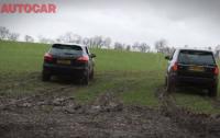 Range Rover vs. Porsche Cayenne: Една битка в калта от Autocar