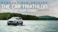 Екогамата на Hyundai завърши първия в света автомобилен триатлон с Team Hoyt