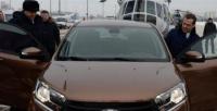 Дмитрий Медведев тества  Lada XRAY