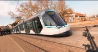 Трамвай, проектиран от Peugeot Design Lab и Alstom, свързва Франция и Германия
